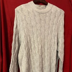 Size 3X sweater. Croft and Barrow gray sweater.